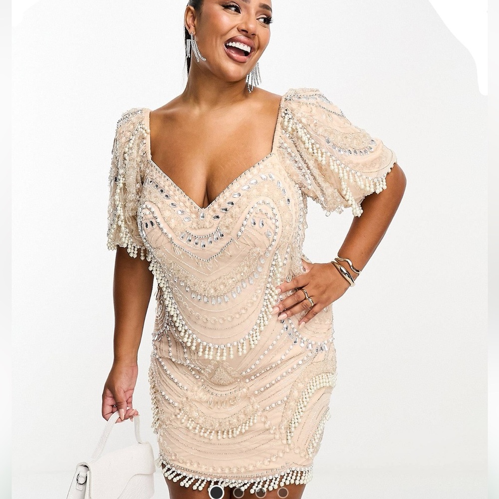 Plus size Embellished Dress